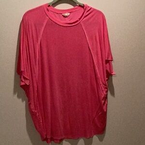 La miel small hot pink tee